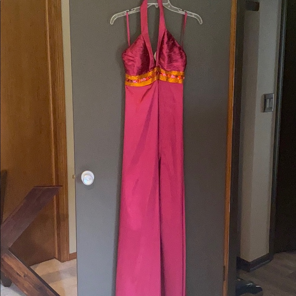 Beautiful Magenta Formal Dress with Beading